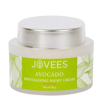 Jo-vees Her'bal Night Cream with Avocado for Younger and Glowing Skin 50 Gm