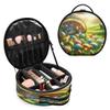 Takiito Easter Eggs Travel Makeup Case Portable Makeup Box Artist Cosmetic Case Organizer With Adjustable Dividers view 2
