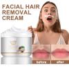 Facial Depilatory and Hair Removal Cream for Women, Coconut Facial Hair Removal Cream for Upper Lip and Chin for Face Hair Remover for Body Sensitive Skin Gentle and Non-Irritating (2PCS) view 2