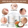 Facial Depilatory and Hair Removal Cream for Women, Coconut Facial Hair Removal Cream for Upper Lip and Chin for Face Hair Remover for Body Sensitive Skin Gentle and Non-Irritating (2PCS) view 4
