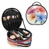 Takiito Watercolor Tropical Flower Travel Makeup Case Portable Makeup Box Artist Cosmetic Case Organizer With Adjustable Dividers view 2