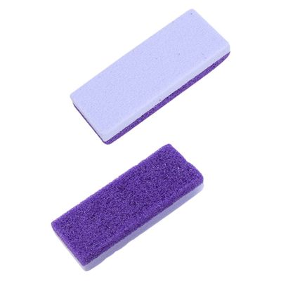 BATHVEVE 2pcs Foot File Stone Callus Remover Double-Sided Foot Pumice Scrubber Dead Skin Remover Portable Tool
