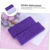 BATHVEVE 2pcs Foot File Stone Callus Remover Double-Sided Foot Pumice Scrubber Dead Skin Remover Portable Tool view 3
