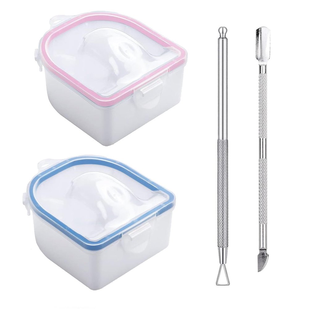 4pcs Practical Nails Care Tool Set For Efficient Gel Removal Pedicure Manicure Accesories For Home And Salon Use