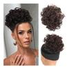 Bun Hair, 10 Inch Messy Bun Hair Clip - Elastic Drawstring Hair Extension for Women for Women(Silver gray) view 4