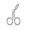 Eyebrow Pliers Clip Scissors Tweezers Straight Pointed Stainless Steel Eyebrow Plucking Makeup Beauty Tools(Silver) view 1