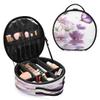 Takiito Butterfly Flying over Water Travel Makeup Case Portable Makeup Box Artist Cosmetic Case Organizer With Adjustable Dividers view 2