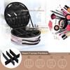 Takiito Butterfly Flying over Water Travel Makeup Case Portable Makeup Box Artist Cosmetic Case Organizer With Adjustable Dividers view 4