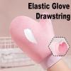 Castor Oil Pack Wrap for Hand, Double Sided Castor Oil Applicator, Washable Moisturizing Gloves for Wrist Arthritis and Carpal Tunnel, for Repairing Dry Cracked Moisturize Soften view 4