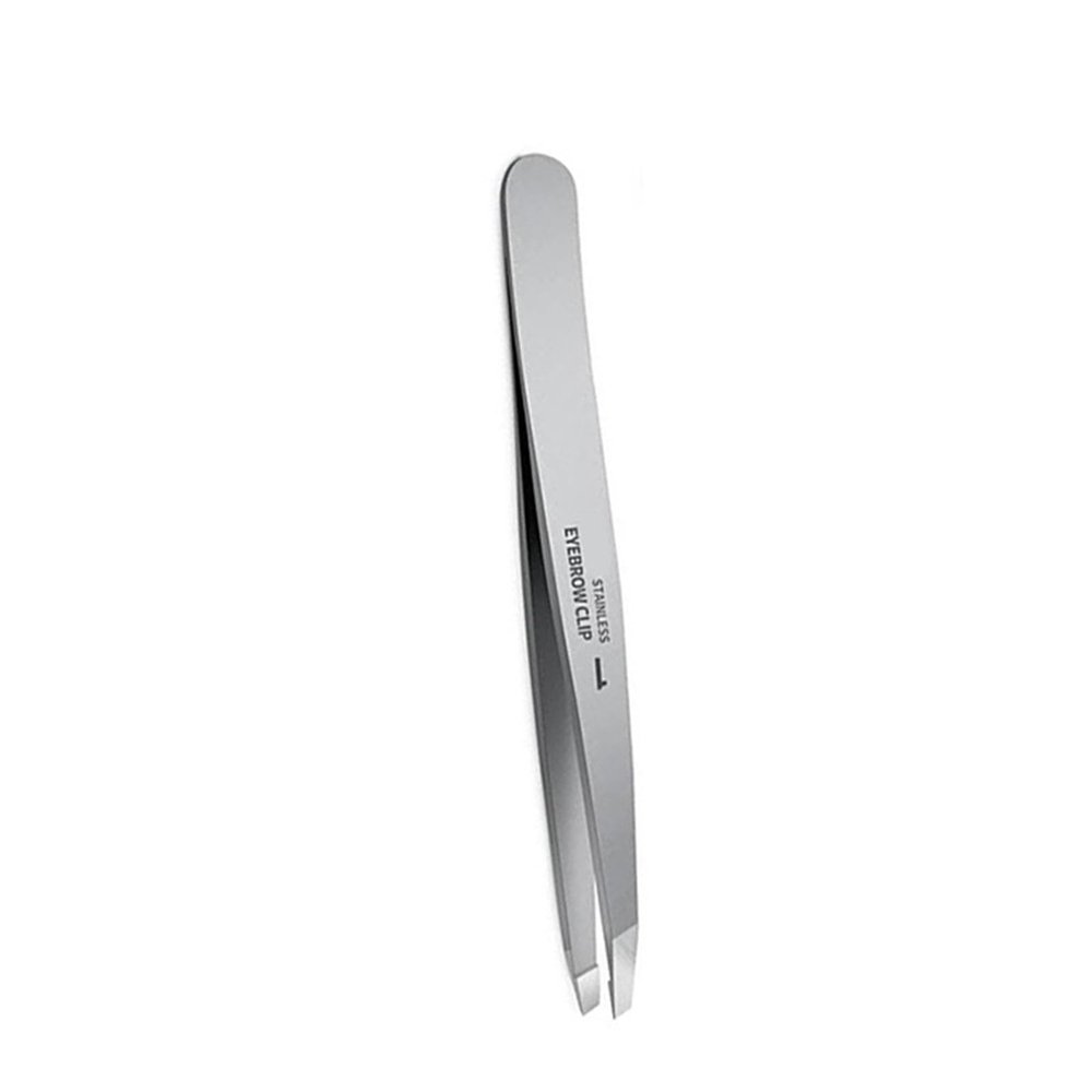 Eyebrow Tweezer Stainless Steel Slanted Eye Brow Clips Hair Removal Makeup Tools(1PCS)