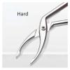 Eyebrow Pliers Clip Scissors Tweezers Straight Pointed Stainless Steel Eyebrow Plucking Makeup Beauty Tools(Black) view 3