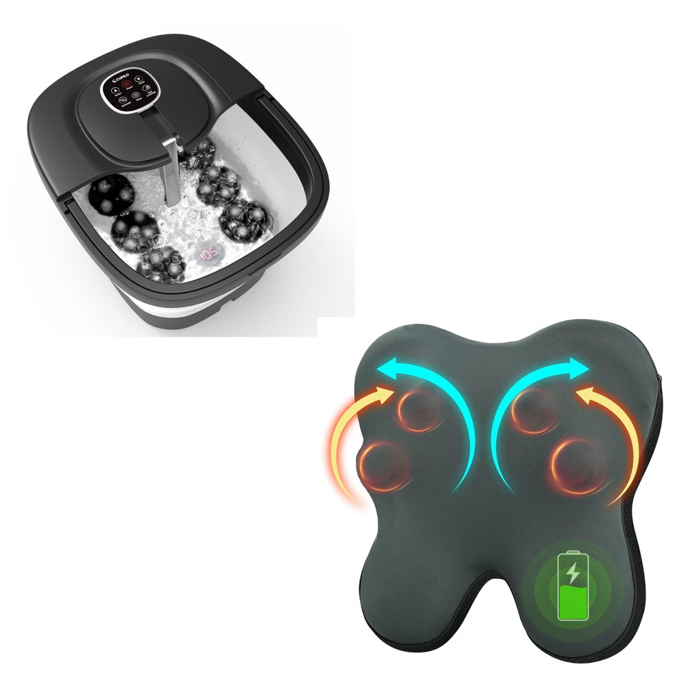 CuPiLo Foot Spa Bath Massager, Back Massager