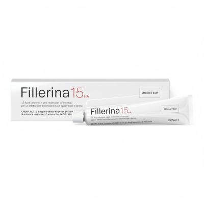 Fillerina 15HA Face Night Cream Anti-Age Immediate and Lasting Filler Grade 3 50ml
