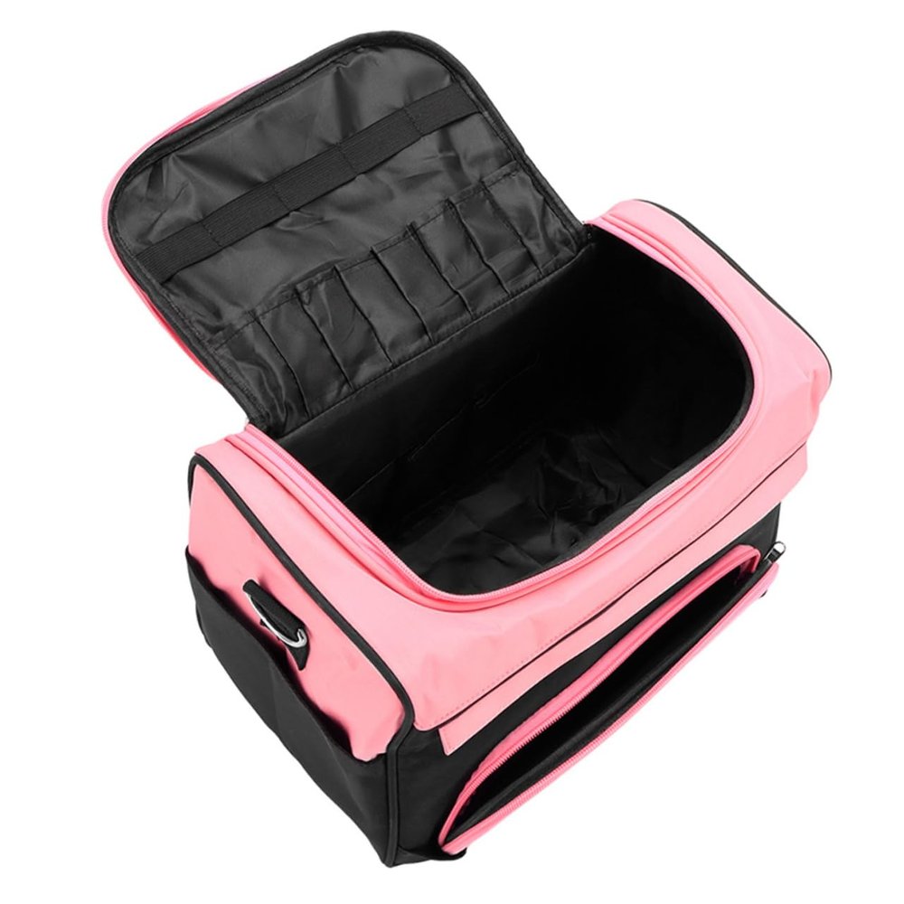 PACKOVE Makeup Organizer Hairdressing Tool Bag Barber Carrying Case Hair Styling Accessories Hair Organizer for Barber