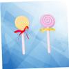 LIFKOME 2pcs Lollipop Foot Pumice Stone Remover Tool Portable Foot Care Scrubber for Dead Skin Removal view 3