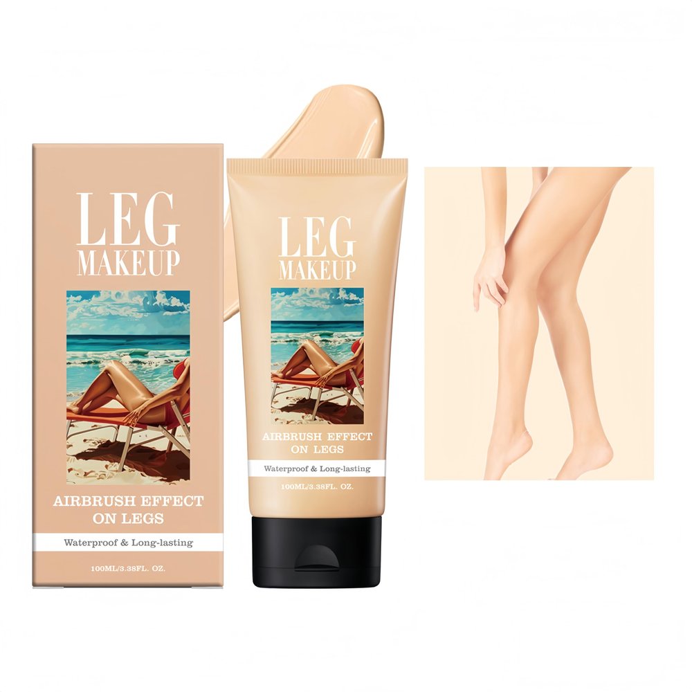 Melemando Body Makeup Waterproof No Transfer,Long-Term Body Foundation Easy Application Leg Make-up(01)