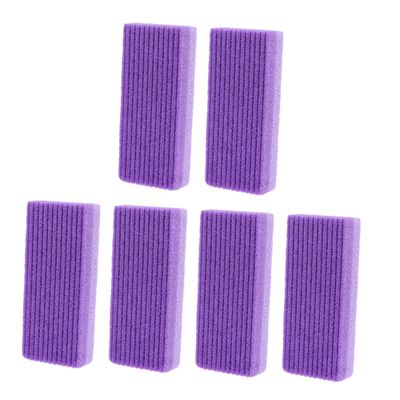 Ipetboom 6pcs Pu Material Pedicure Pumice Rubbing Stone Exfoliating Tool Cuticle Remover Foot File