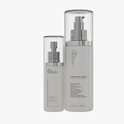 Highplex Hair Care Set, 10-in-1 Miracle Leave-In Elixir 6.76 fl oz, Luminous Hair Shine Activator 2.02 fl oz