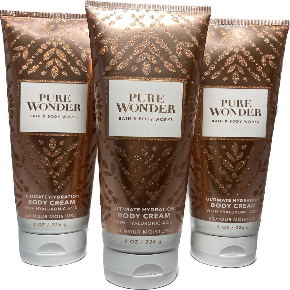 3 Pure Wonder Ultimate Hydration bath & Body Cream 8 oz