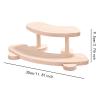 AFXGUSD Wooden Display Rack Perfume Stand Organizer Cosmetic Storage Holder for Home Dresser, 2 Layers view 3