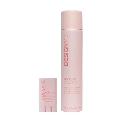 DESIGNME HOLD.ME Styling Stick & Three-way Hairspray | Hair Wax Stick | Controls Frizz, Tame Flyaways & Smooths Hair | Strong Hold Hairspray | Heat Protection Hair Setting Spray