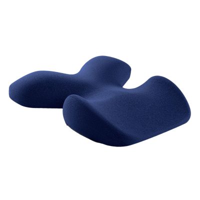 FashionCha Breast Pillow for Massage Memory Foam Resuable Ergonomic Beauty Salon Support Pillow Multifunctional for Beauty Sleeping SPA, Dark Blue