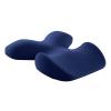 FashionCha Breast Pillow for Massage Memory Foam Resuable Ergonomic Beauty Salon Support Pillow Multifunctional for Beauty Sleeping SPA, Dark Blue view 1