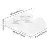 FashionCha Breast Pillow for Massage Memory Foam Resuable Ergonomic Beauty Salon Support Pillow Multifunctional for Beauty Sleeping SPA, Dark Blue view 2