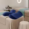 FashionCha Breast Pillow for Massage Memory Foam Resuable Ergonomic Beauty Salon Support Pillow Multifunctional for Beauty Sleeping SPA, Dark Blue view 3