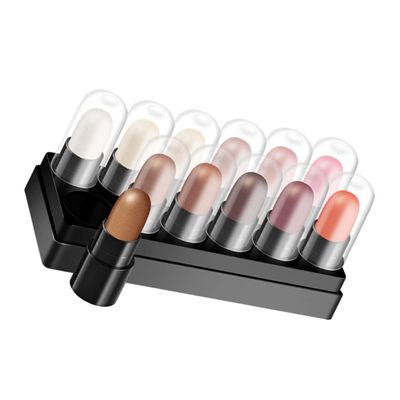 AUTSUPPL 12pcs Colors Eyeshadow Stick Makeup Pencil Highlighter Crayons for Stunning Eye Looks Shimmer Finish for Everyday Use and Special Occasions