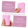 DECORNIJIA 10pcs Double-Sided Pu Pumice Stone for Feet Callus Remover and Dead Skin Scrubber Tool for Soft Smooth Heels and Relaxation view 2