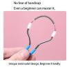 IILLYY Women's Sweat Hair Hair Remover, 2025 New Stainless Steel Spring Sweat Hair Remover for Women, Portable Hair Removal Spring Threading Tool(Blue) view 3