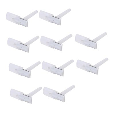 Baluue 25Pcs Disposable Body Hair Razors for Men and Women Twin Blade Underarm and Leg Hair Trimmers Safety Cap Portable Travel Shaving Razors