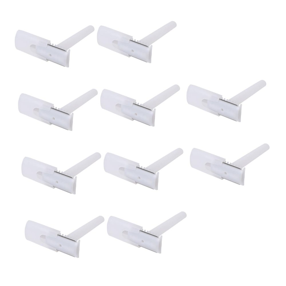 Baluue 25Pcs Disposable Body Hair Razors for Men and Women Twin Blade Underarm and Leg Hair Trimmers Safety Cap Portable Travel Shaving Razors