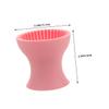 Healeved 2pcs Silicone Makeup Brush Cleaner Bowl Portable Travel for Cosmetics Brush Cleaning view 2