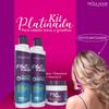 Platinada Kit  Complete Care for Blonde, Highlighted, Gray, and Platinum Hair  Tria Cosmetic 50.72 fl.oz view 4