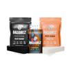 Ballgirlz GamePlan Face and Body Care Kit Designed for and by Athletes - Natural Ingredients to fight sweat and dirt - Black Diamond Face Scrub, Island Girl Body Scrub, and Pimple Patches view 1