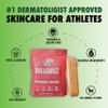 Ballgirlz GamePlan Face and Body Care Kit Designed for and by Athletes - Natural Ingredients to fight sweat and dirt - Black Diamond Face Scrub, Island Girl Body Scrub, and Pimple Patches view 2