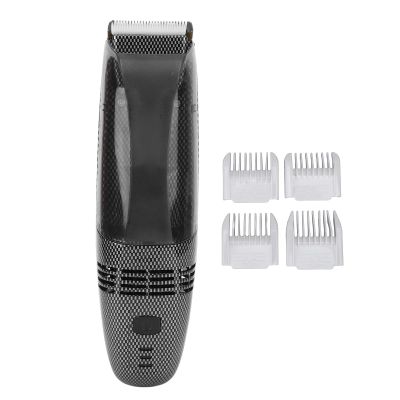 ZJchao Professional Beard Trimmer for Men, USB Charging Automatic Suction Nose Trimmer Electric Clipper with 4 Combs for Home Cutting