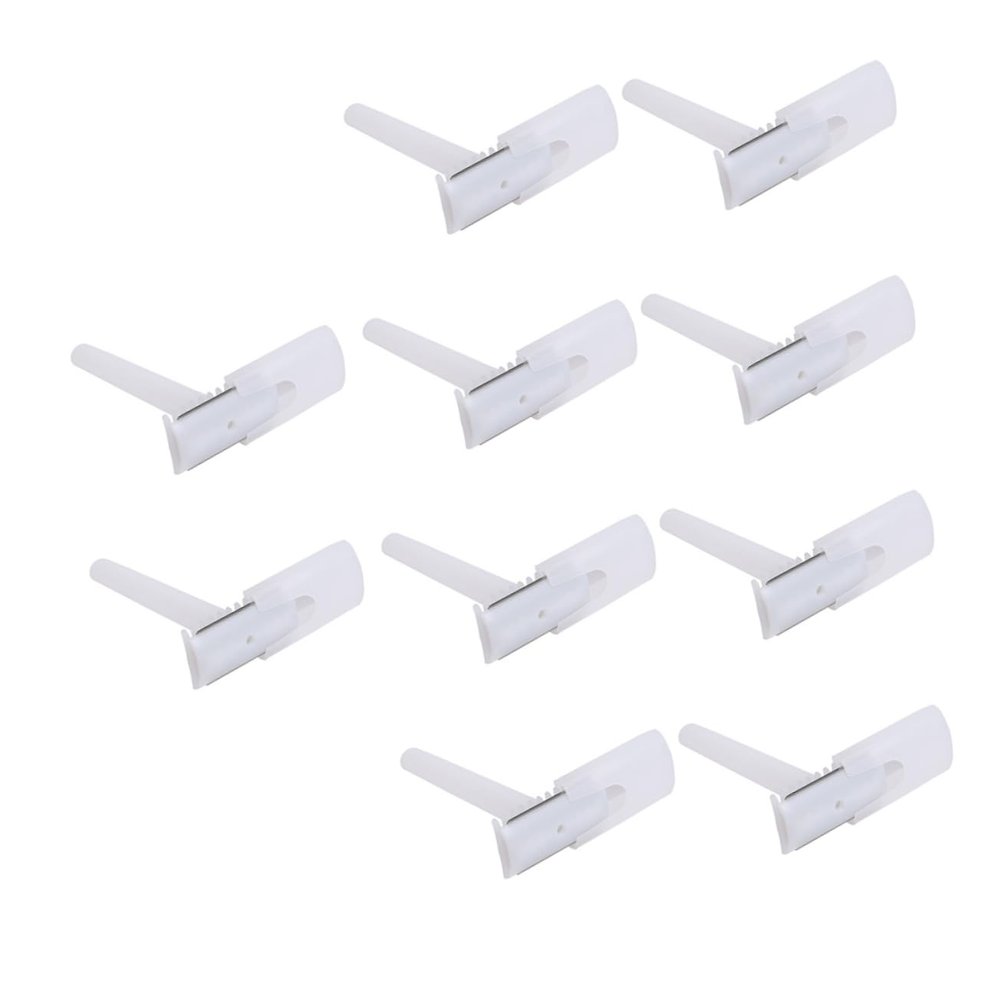 VICASKY 25 Pcs Disposable Shaving Razors for Women and Men Portable Body Hair Removers Double Edge Blades Suitable for Armpit Leg and Intimate Areas Travel Friendly Design (White)
