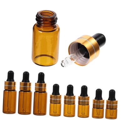 Didiseaon 12pcs Glass Dropper Bottles for Essential Oils Small Travel Sub Bottles Leakproof Cap for Aromatherapy