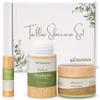 Beef Tallow Balm with Frankincense and Castor Oil Gift Set Featuring Probiotic Tallow Deodorant for Men and Women and Organic Tallow Lip Balm for Deep Moisture and Healthy Skin (3-Piece Set) view 1