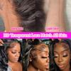 UltraFlower 200% Density 13x6 Body Wave HD Lace Front Wigs Human Hair 36 Inch 13x6 HD Transparent Lace Front Wigs Human Hair Pre Plucked Glueless Wigs for Women Frontal Wigs Black Wig Body Wave Wig view 4