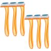 TOGEVAL 6pcs Women Hair Razor Portable Privates Shaving Tool for Arms Legs Intimate Areas Safe Durable and Skin-Friendly Hair Removal Shaver view 1