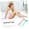 TOGEVAL 6pcs Women Hair Razor Portable Privates Shaving Tool for Arms Legs Intimate Areas Safe Durable and Skin-Friendly Hair Removal Shaver view 4