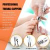 Heavy Duty Podiatrist Toenail Clippers for Thick and Ingrown Nails, Toe Nail Clippers for Men Women Seniors, Stainless Steel 2PCS view 3