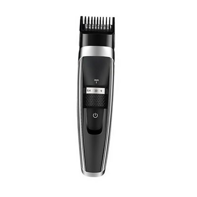 FOMIYES USB Rechargeable Hair Clipper Beard Trimmer Control Design for Body Hair Grooming Beard Styling Cordless Precision Shaver