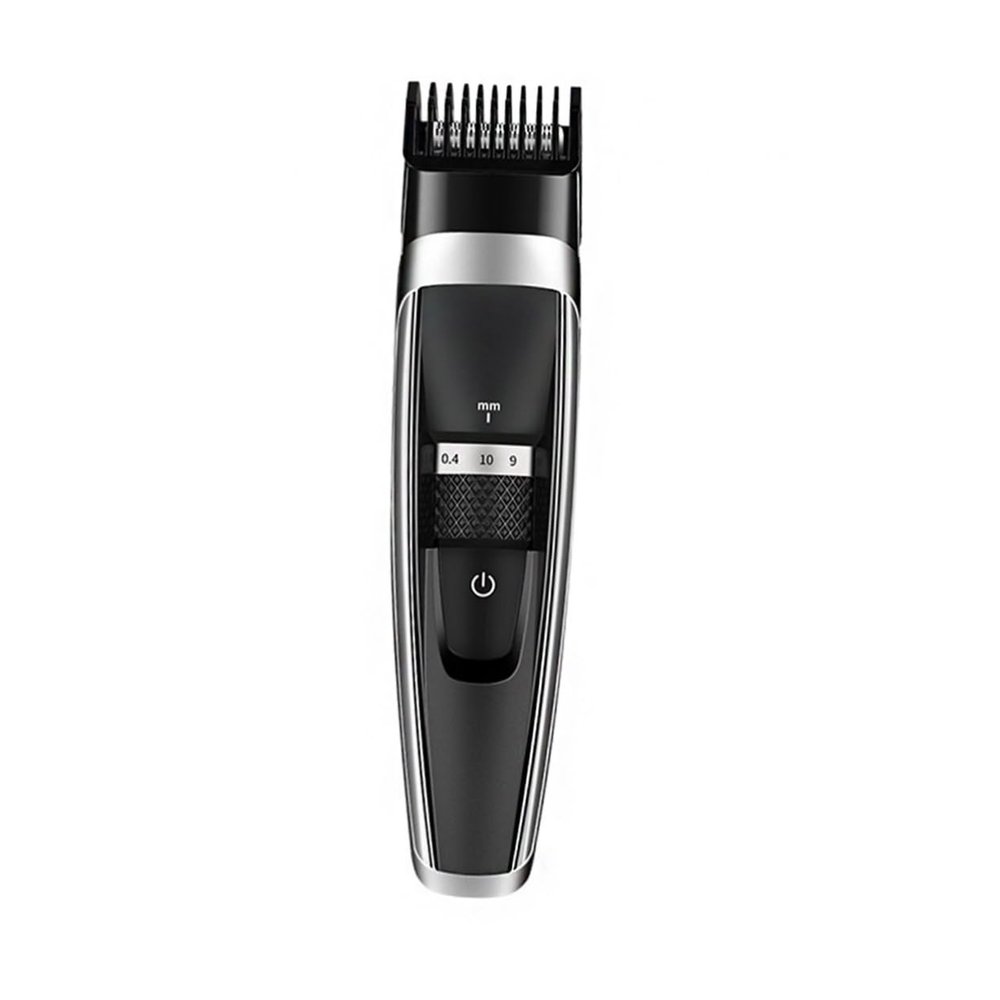 FOMIYES USB Rechargeable Hair Clipper Beard Trimmer Control Design for Body Hair Grooming Beard Styling Cordless Precision Shaver