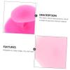 BAZEITFLOW 4pcs Silicone Facial Cleansing Brush for Face Wash Gentle Skin Brush Easy to Carry for Friends and Families Random Color view 3