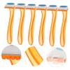 LOORGVEL 6pcs Women for Leg Arm Intimate Grooming Ergonomic Design Hair Removal Shaver Protective Cover for Care view 3